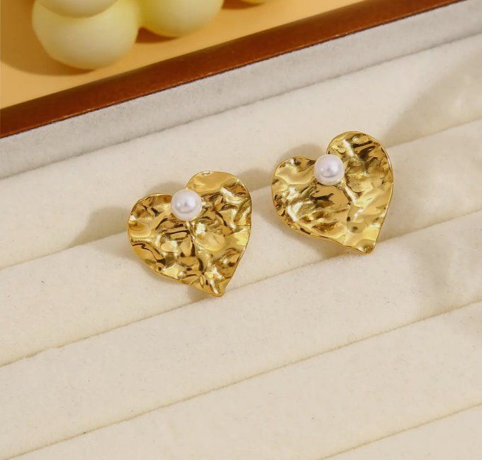 Boucles d'oreilles Heart Love